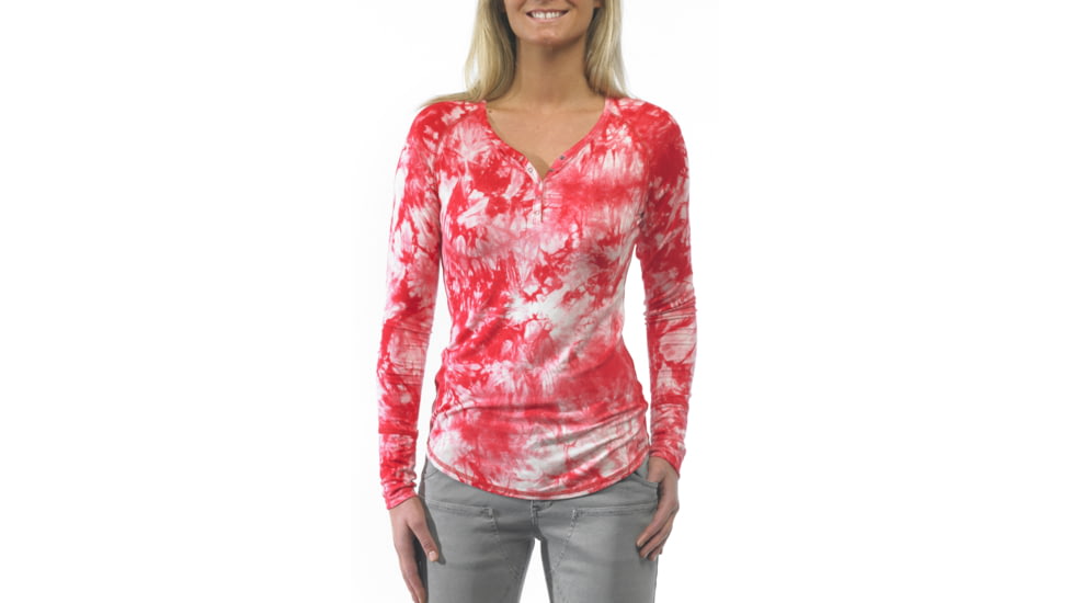 Kavu Heidi Henley - Women's-Tomato-X-Small