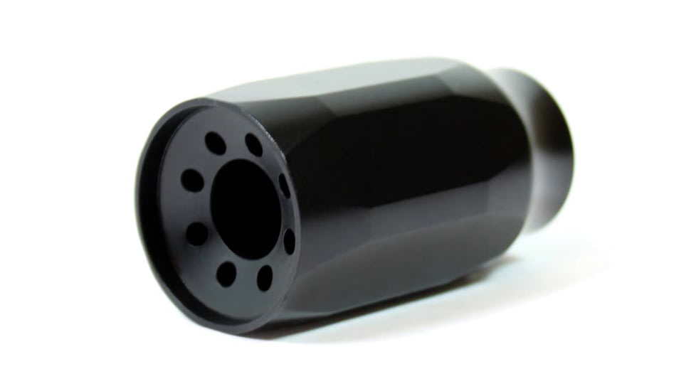 Kaw Valley Precision 2.25in Magnum Linear Compensator, .45 ACP, .40 Caliber, 10mm Caliber, 5/8x24 Threads per Inch, Black, Small, KVP-MAG-2254