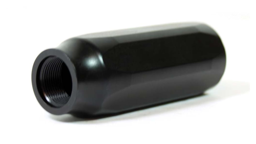 Kaw Valley Precision 3.25in Magnum Linear Compensator, .450 Bushmaster, 11/16x24 Threads per Inch, Black, Small, KVP-MAG-3252