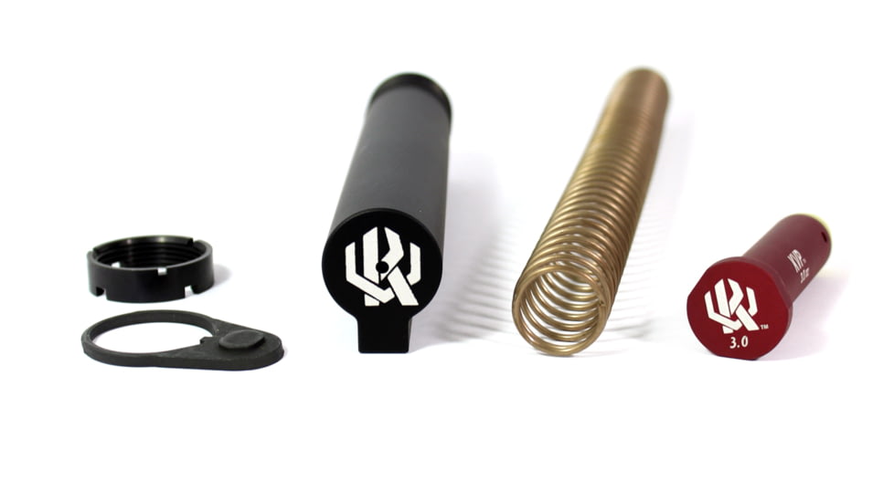 Kaw Valley Precision 6 Position Mil-Spec Stock Completion Kit w/ 3.0 oz Buffer, Multi, Medium, KVP-MilspecKit-3.0