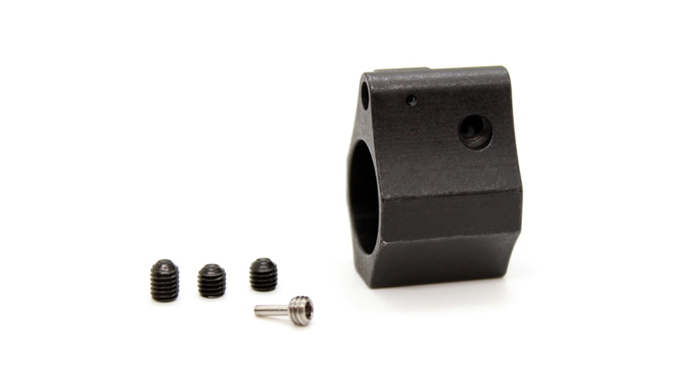Kaw Valley Precision AR-15 Adjustable Gas Block, .750, Black, Small, KVP-GB-750-A