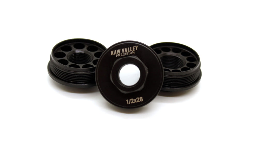 Kaw Valley Precision Direct Thread Hub Mount, 5/8x24, Black, Small, KVP-HUB-DT-02