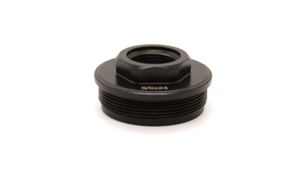 Kaw Valley Precision Direct Thread Hub Mount, 5/8x24, Black, Small, KVP-HUB-DT-02