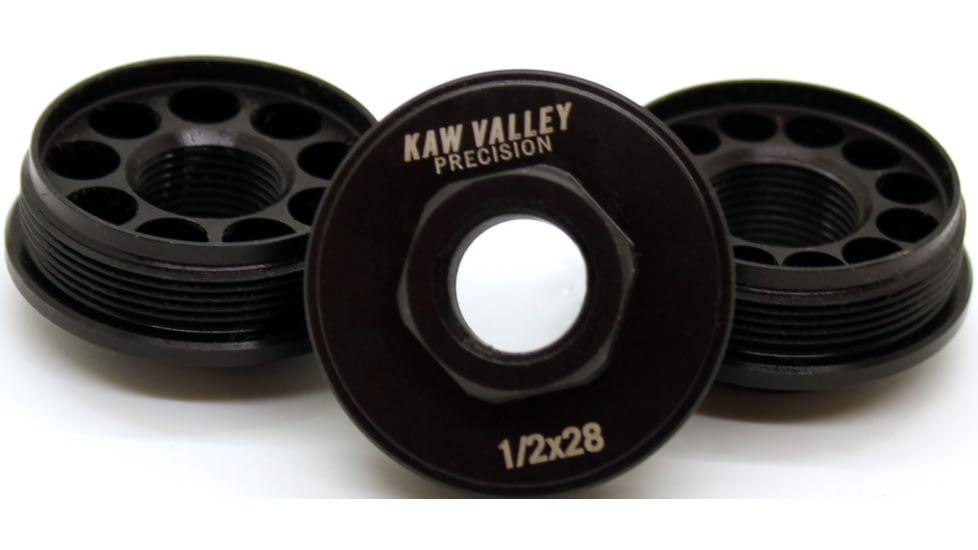 Kaw Valley Precision Direct Thread Hub Mount, 5/8x32, Black, KVP-HUB-DT-07