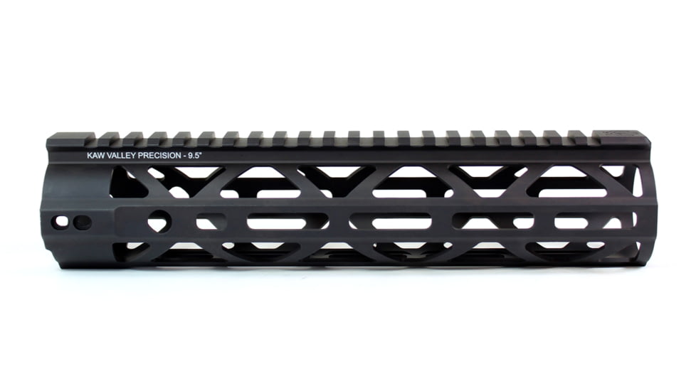 Kaw Valley Precision Konza 9.5in M-Lok Handguard, Black, Medium, KR-9.5-MLOK