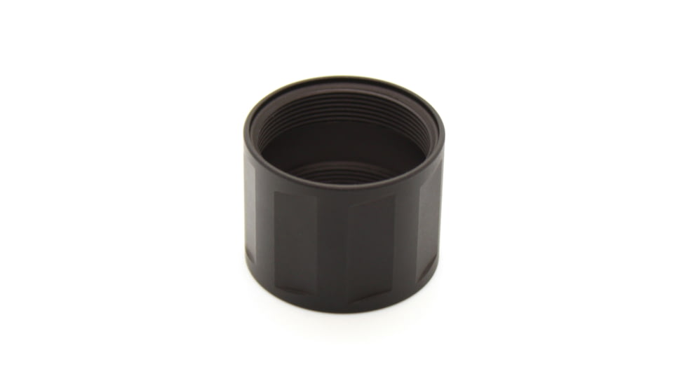 Kaw Valley Precision MACH 1in Coupler, 1/8X28 Threads per Inch, Black, Small, KVP-MACH-C-1