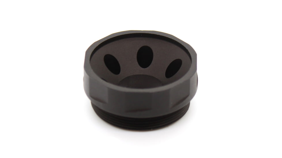 Kaw Valley Precision MACH Standard End Cap, 1/8X28 Threads per Inch, Black, Small, KVP-MACH-EC-S