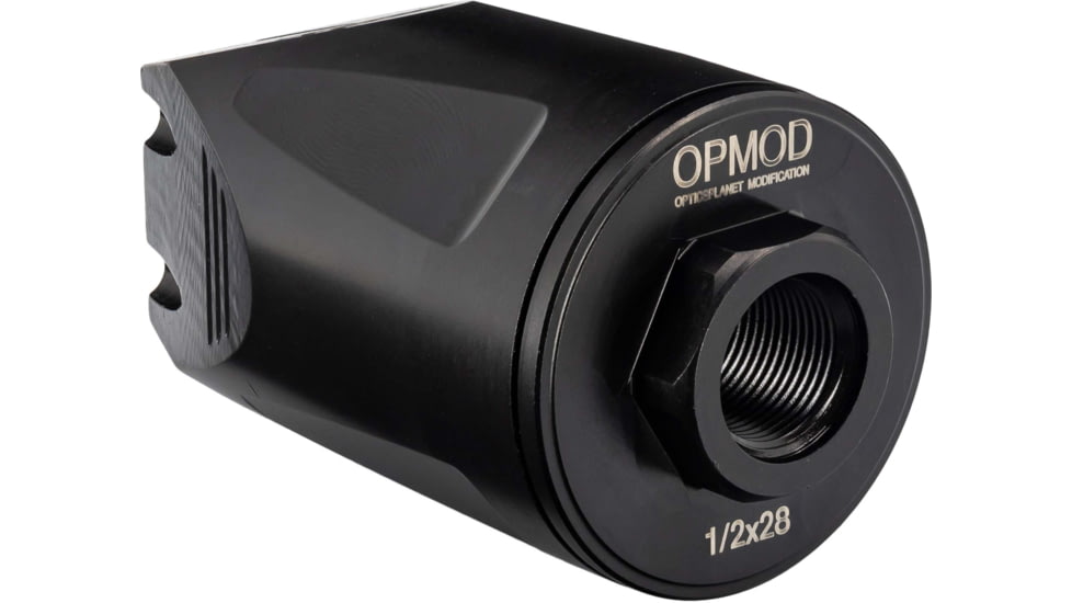 Kaw Valley Precision OPMOD Big G Compensator with Hub Mount, 1/2x28, Black, .46 Caliber and Under, KBP-OPMOD-BIGG-01