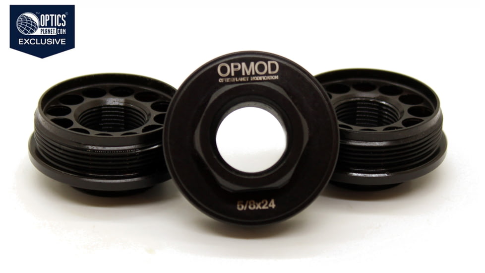 Kaw Valley Precision OPMOD Direct Thread Hub Mount, 11/16x24, Black, .46 Caliber and Under, KVP-OPMOD-HUB-04