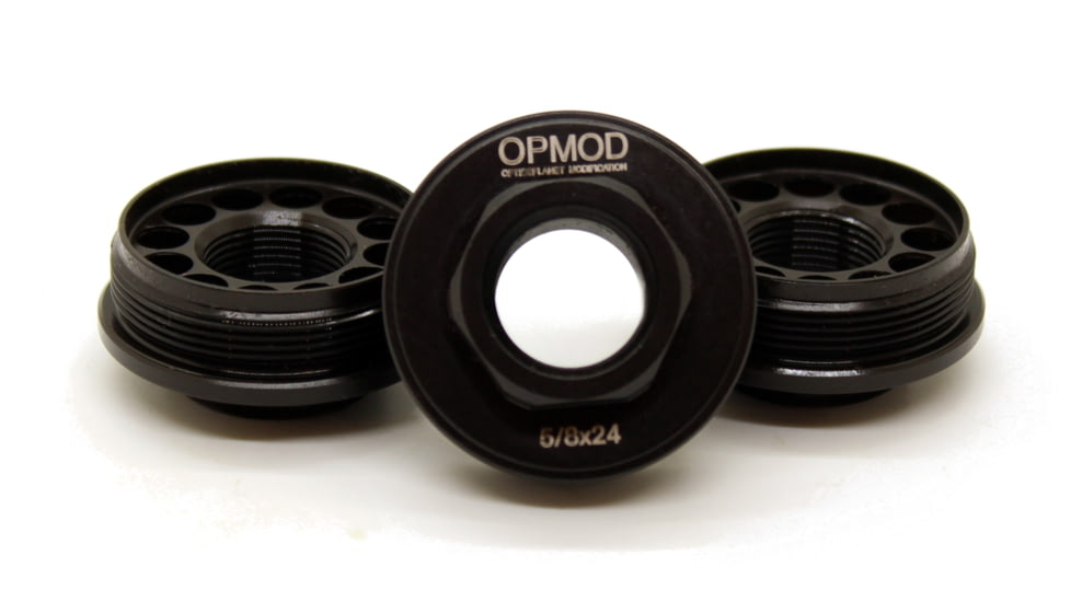 Kaw Valley Precision OPMOD Direct Thread Hub Mount, 11/16x24, Black, .46 Caliber and Under, KVP-OPMOD-HUB-04