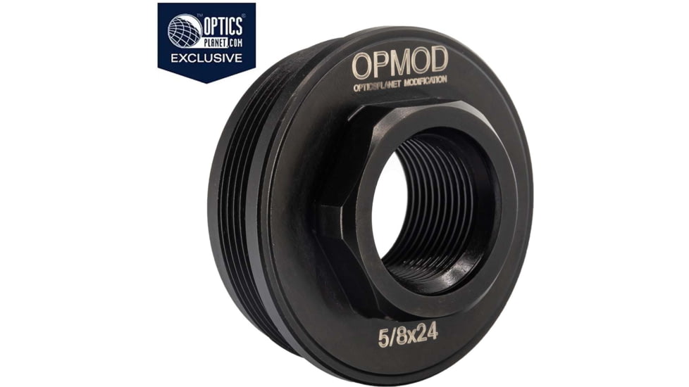 Kaw Valley Precision OPMOD Direct Thread Hub Mount, 5/8x24, Black, .46 Caliber and Under, KVP-OPMOD-HUB-02