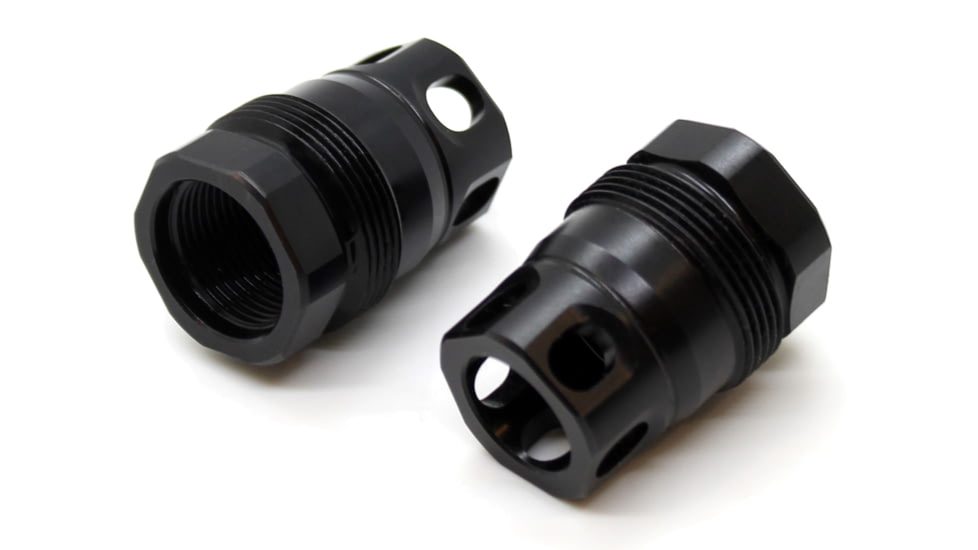 Kaw Valley Precision Plan B Brake - 5/8x24, Black Nitride QPQ Finish, Small, KVP-PLANB-BRAKE02