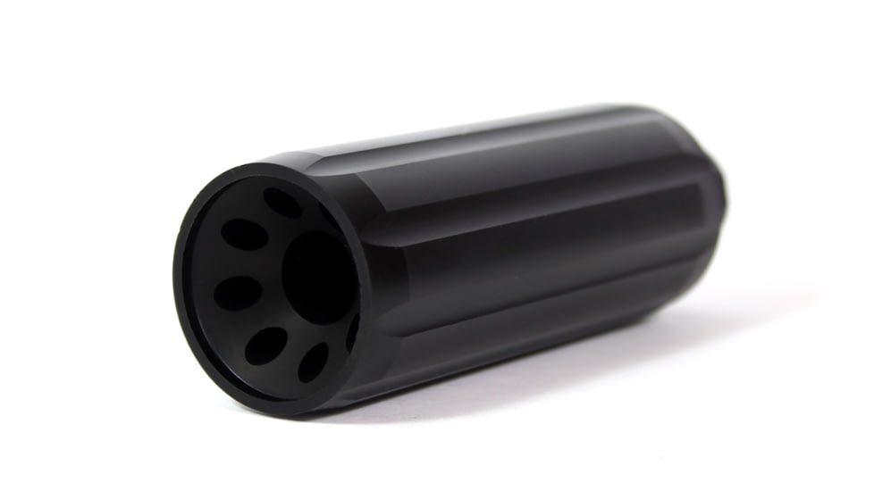 Kaw Valley Precision XL Linear Compensator, .45 ACP, .40 Caliber, 10mm Caliber, 5/8x24 Threads per Inch, Black, Small, KVP-XL-COMP-5-8X24