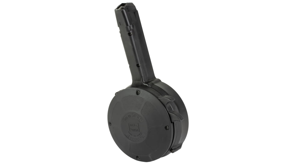 KCI USA KCIMZ027 Glock 50rd Drum 9mm Luger Black Polymer Fits Double Stack Glock, Polymer, KCIMZ027-50RD