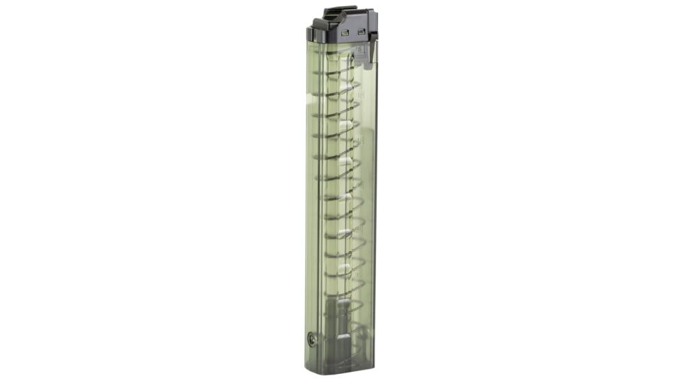 KCI USA KCIMZ050 APC9 30rd 9mm Luger Smoke Poly-Carbonate Fits B&amp;T APC9/GHM9/TP9, Poly-Carbonate, KCIMZ050-30RD
