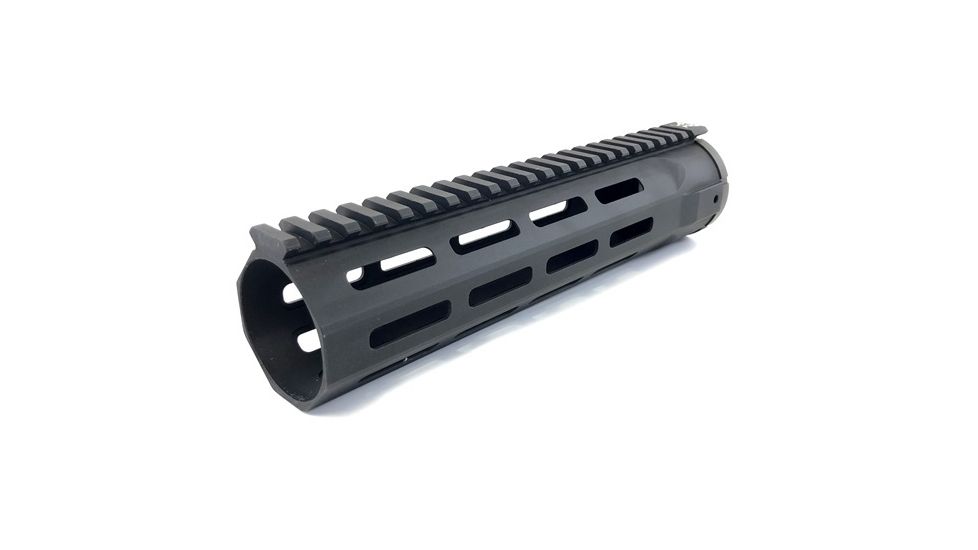KE Arms 7-SIDED Freefloat Rail System, M-LOK, 9 inch, 6061-T6 Aluminum, Black 1-50-03-045