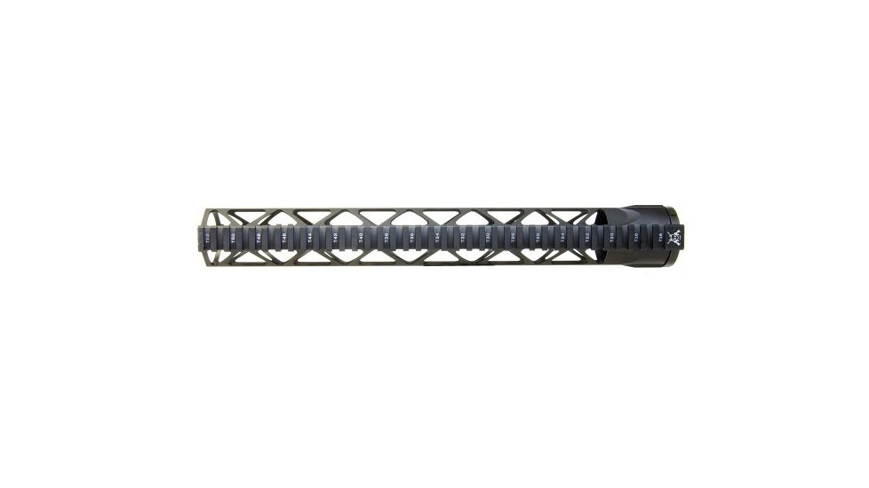 KE Arms DELTA-R Freefloat Rail System, M-LOK, 15 inch, 6061-T6 Aluminum, Black 1-50-03-040