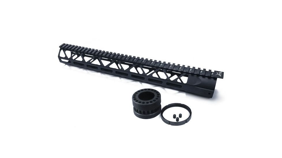 KE Arms Delta-S Mlok Free-Float Rail, 15 in, 1-50-03-029