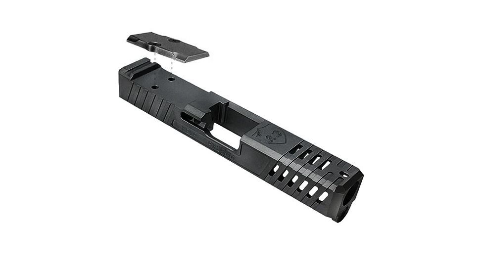 KE Arms KE19 Delta Slide, Deltapoint Pro Cut, Glock 19 Gen3, Black Melonite 1-50-23-025-DPP