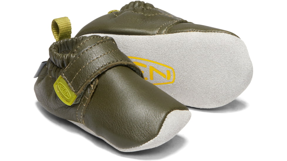 KEEN Baby Leo Crib Shoes - Kids, Dark Olive/Moss, 6M, 1020007-300-6M