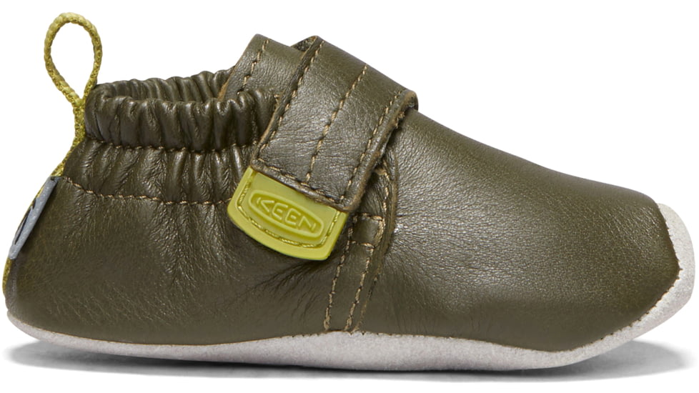 KEEN Baby Leo Crib Shoes - Kids, Dark Olive/Moss, 6M, 1020007-300-6M