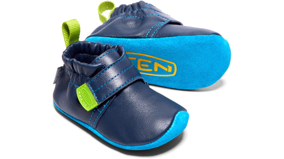 KEEN Baby Leo Crib Shoes - Kids, Dress Blues/Blue Jewel, 6M, 1018458-400-6M