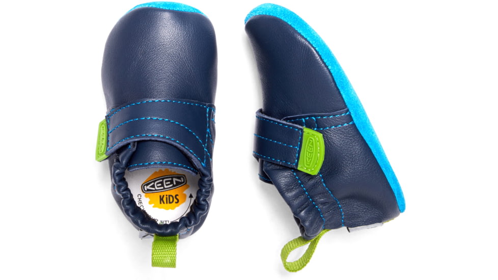 KEEN Baby Leo Crib Shoes - Kids, Dress Blues/Blue Jewel, 6M, 1018458-400-6M