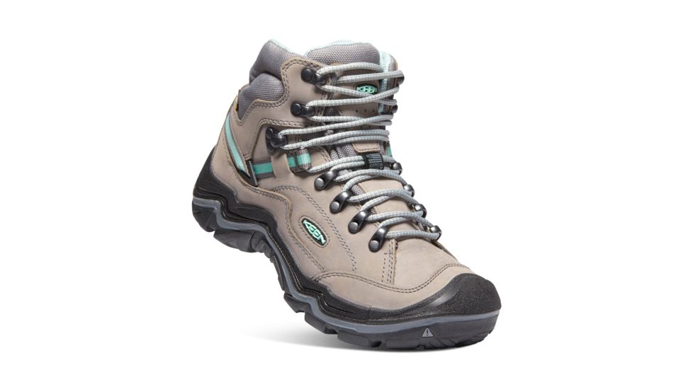 KEEN Durand II Mid Waterproof Hiking Boots - Womens, Grey Flannel/Steel Grey, Medium, 8.5, 1020776-001-8.5