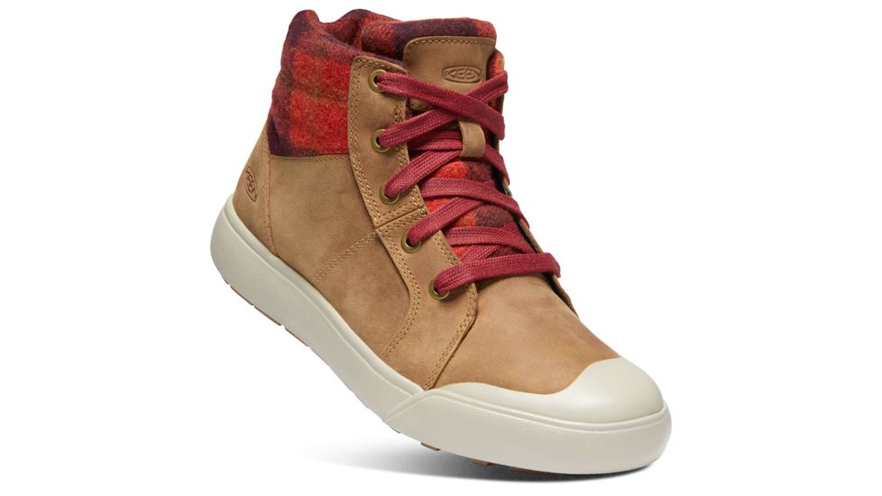 KEEN Elena Mid Casual Boots - Womens, Thrush/Plaid, Medium, 8.5, 1022033-202-8.5