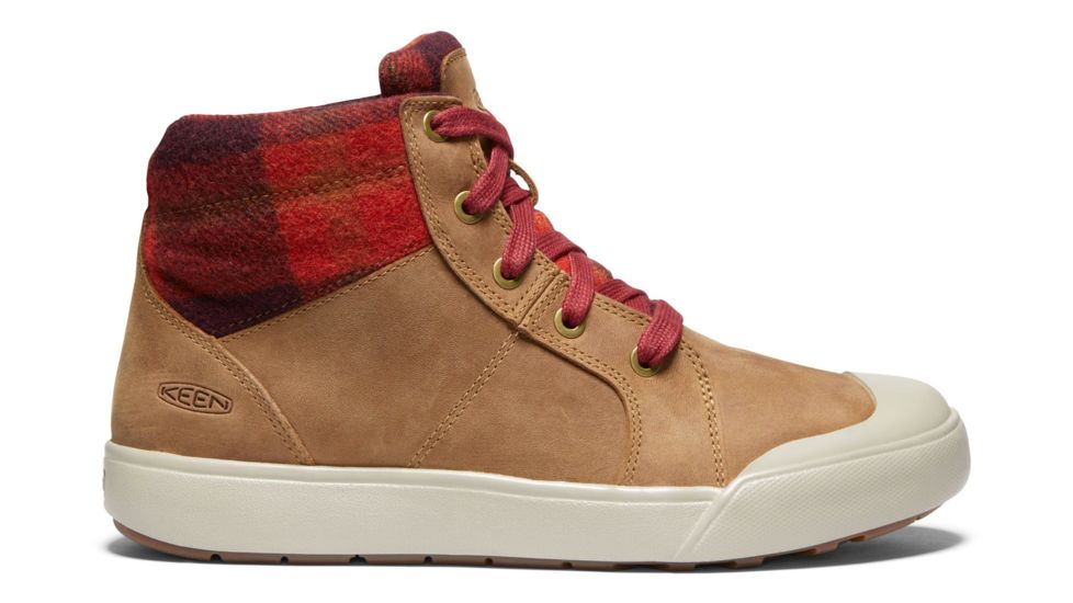 KEEN Elena Mid Casual Boots - Womens, Thrush/Plaid, Medium, 8.5, 1022033-202-8.5