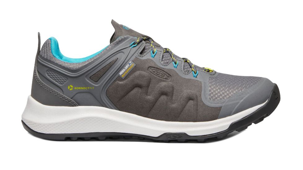 KEEN Explore Wp - Women's, Steel Grey/Bright Turquoise