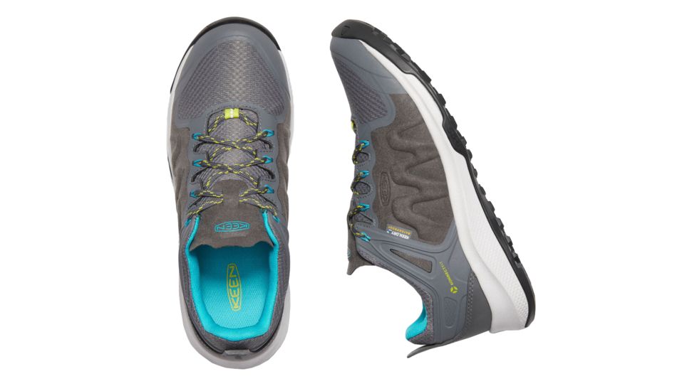 KEEN Explore Wp - Women's, Steel Grey/Bright Turquoise, Medium, 8.5, 1022023-005-8.5