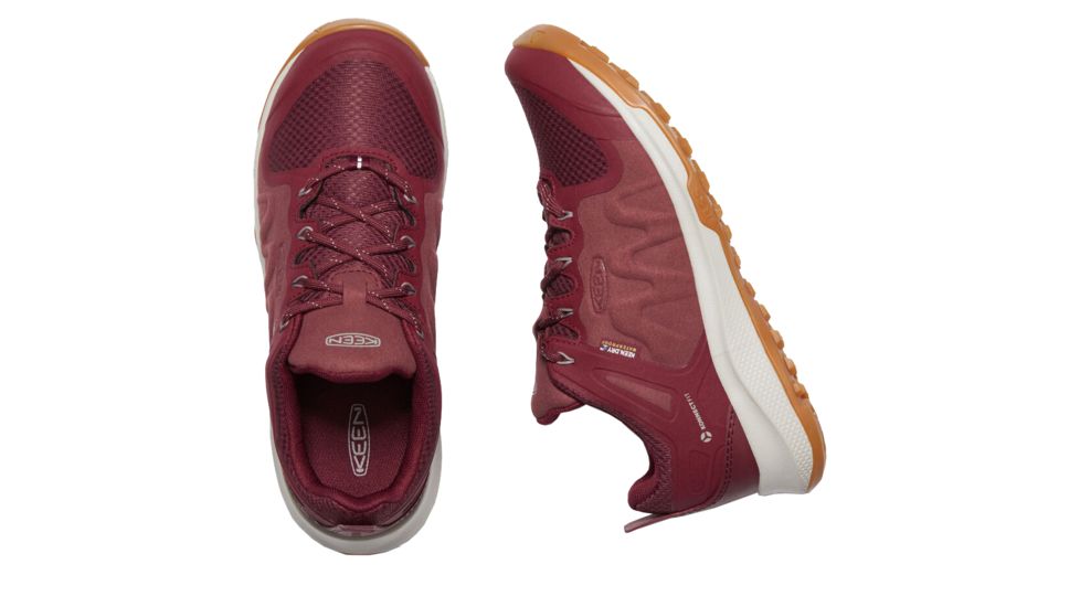 KEEN Explore Wp - Women's, Tawny Port/Silver Cloud, Medium, 5, 1021664-700-5