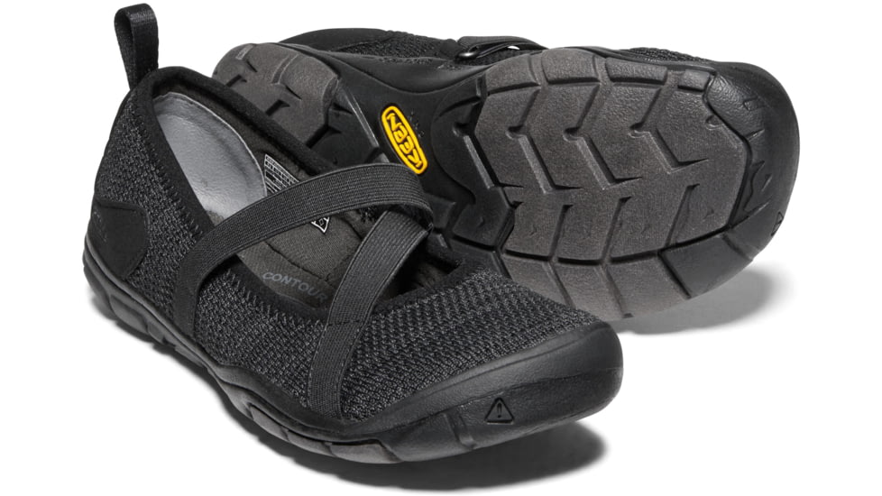 KEEN Hush Knit Mary Jane Shoes - Womens, Black/Raven, 5.5, 1020375-1-5.5