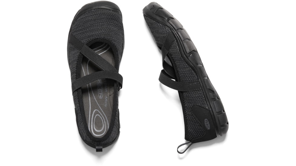 KEEN Hush Knit Mary Jane Shoes - Womens, Black/Raven, 5.5, 1020375-1-5.5