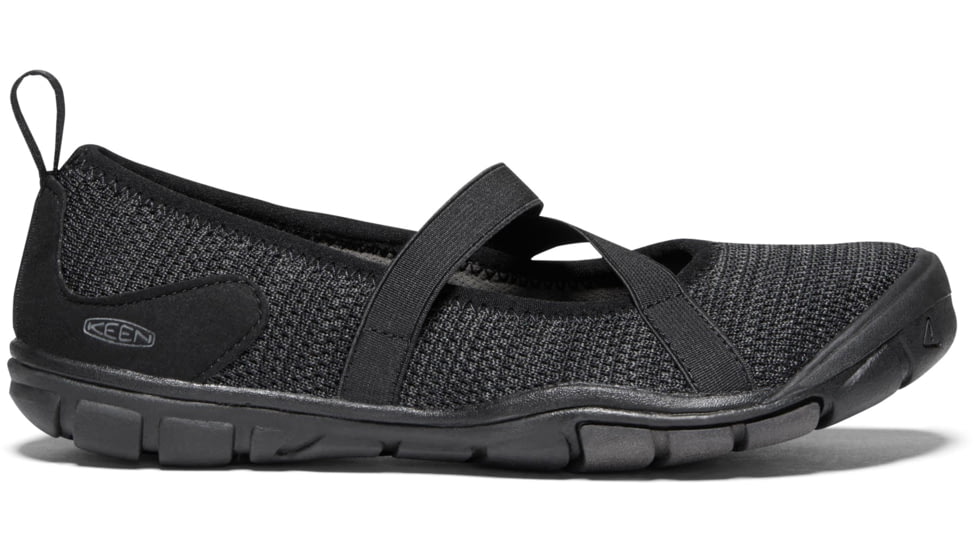 KEEN Hush Knit Mary Jane Shoes - Womens, Black/Raven, 5.5, 1020375-1-5.5