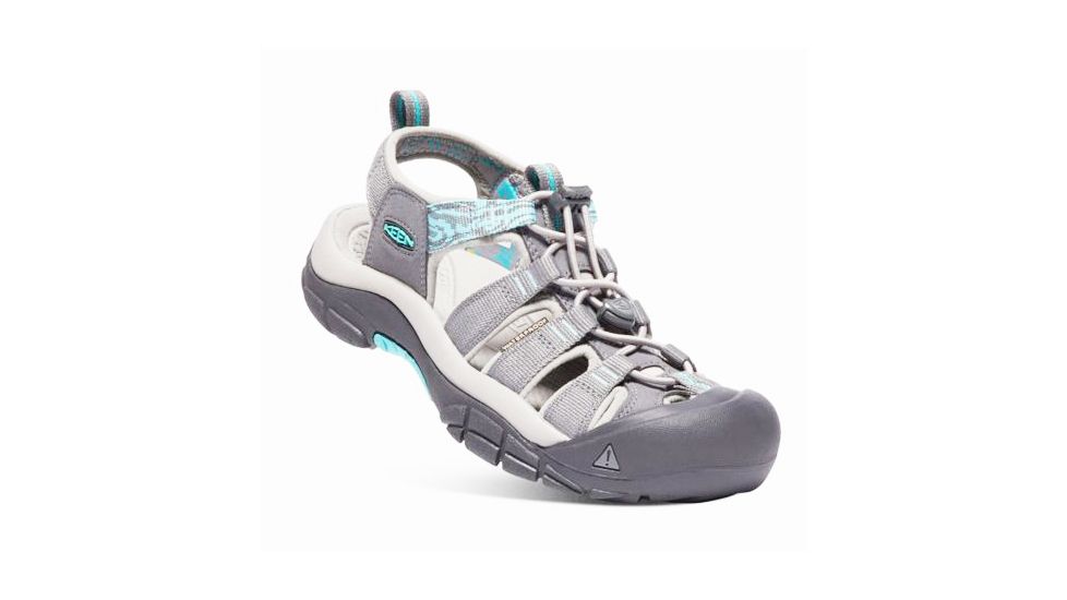 KEEN Newport H2 Multi Sport Sandals - Women's, Steel Grey/Blue Turquoise, Medium, 10, 1018834-001-10