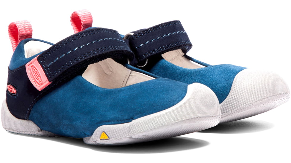 KEEN Pep Mary Jane Shoes - Kids, Dress Blues/Sugar Coral, 4, 1018462-400-4