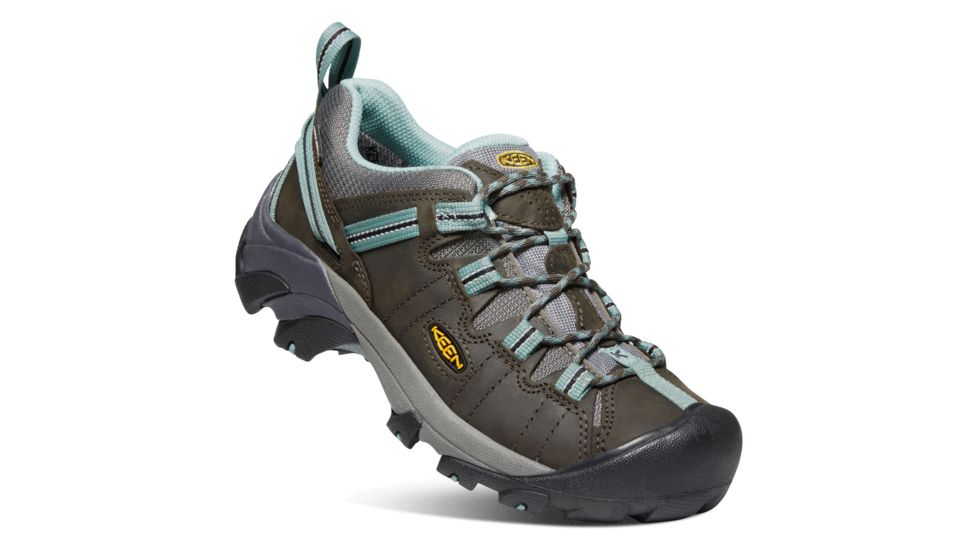 KEEN Targhee Ii Waterproof Hiking Boots - Women's, Black Olive/Mineral Blue, 7.5 US, 1012244-4-7.5