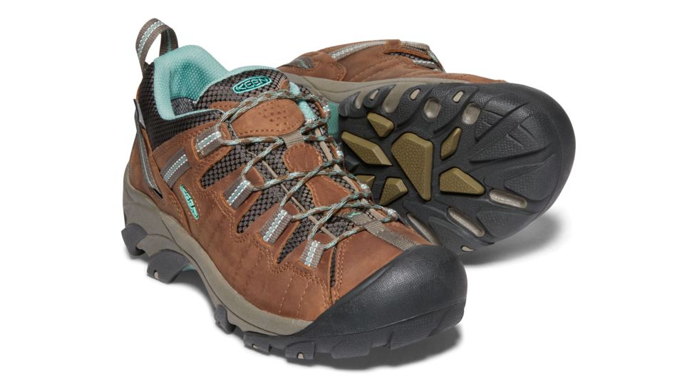 KEEN Targhee Ii Waterproof Hiking Boots - Women's, Dark Earth/Wasabi, Medium, 11, 1019478-200-11