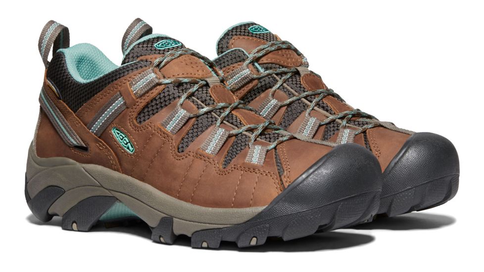 KEEN Targhee Ii Waterproof Hiking Boots - Women's, Dark Earth/Wasabi, Medium, 11, 1019478-200-11