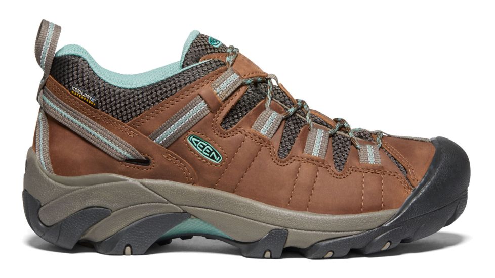 KEEN Targhee Ii Waterproof Hiking Boots - Women's, Dark Earth/Wasabi, Medium, 11, 1019478-200-11