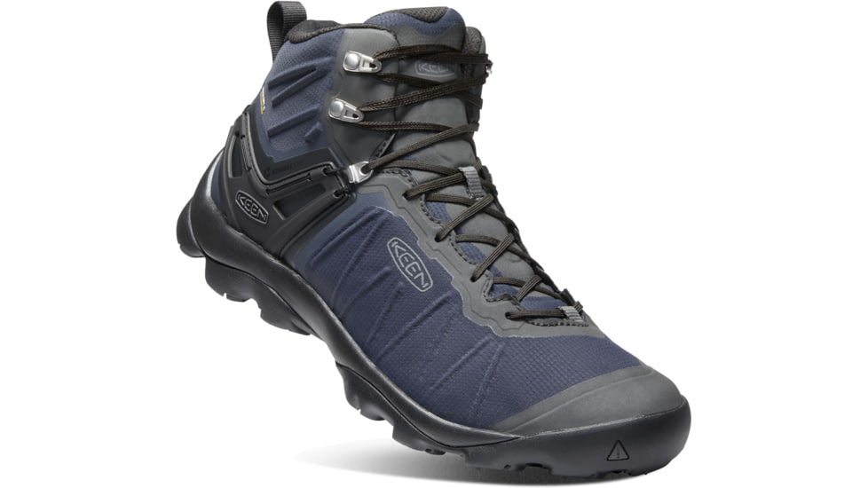 KEEN Venture Mid WP Shoes - Mens, Blue Nights/Raven, 12 US, 1021166-blueni/raven-12