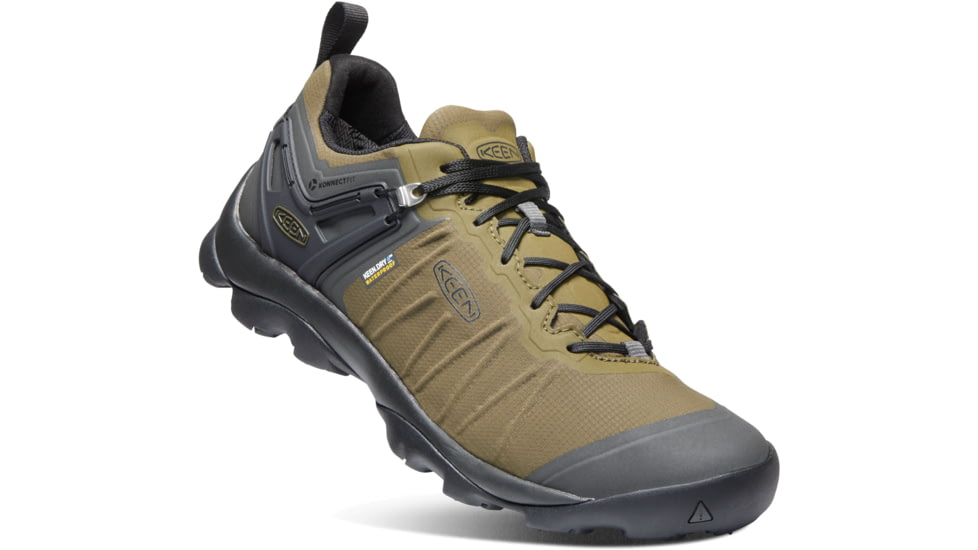 KEEN Venture WP Shoes - Mens, Dark Olive/Raven, 8.5 US, 1021169-do/raven-8.5