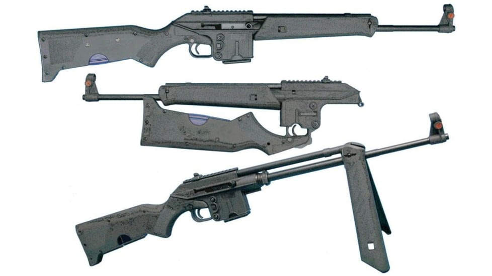 Kel-Tec SU-16 Fixed Stock Semi-Auto Rifle, 223 Rem/5.56 NATO, 18.5in Barrel