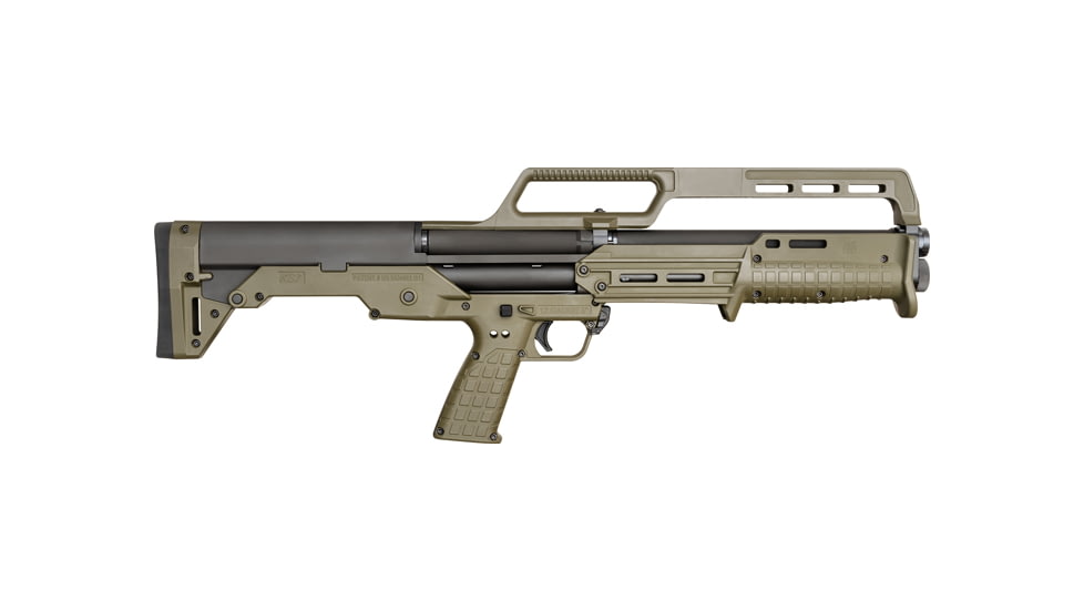 Kel-Tec KS7 3in Tactical Pump Shotgun, 12 Gauge, 18.5in BBL, Synthetic Green Stock, 7RD Capacity, Parkerized Black, KS7GRN