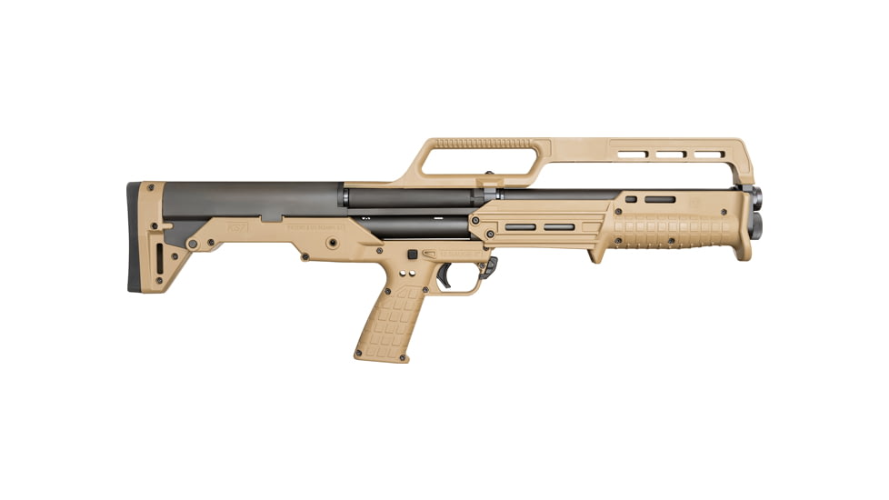 Kel-Tec KS7 3in Tactical Pump Shotgun, 12 Gauge, 18.5in BBL, Synthetic Tan Stock, 7RD Capacity, Parkerized Black, KS7TAN