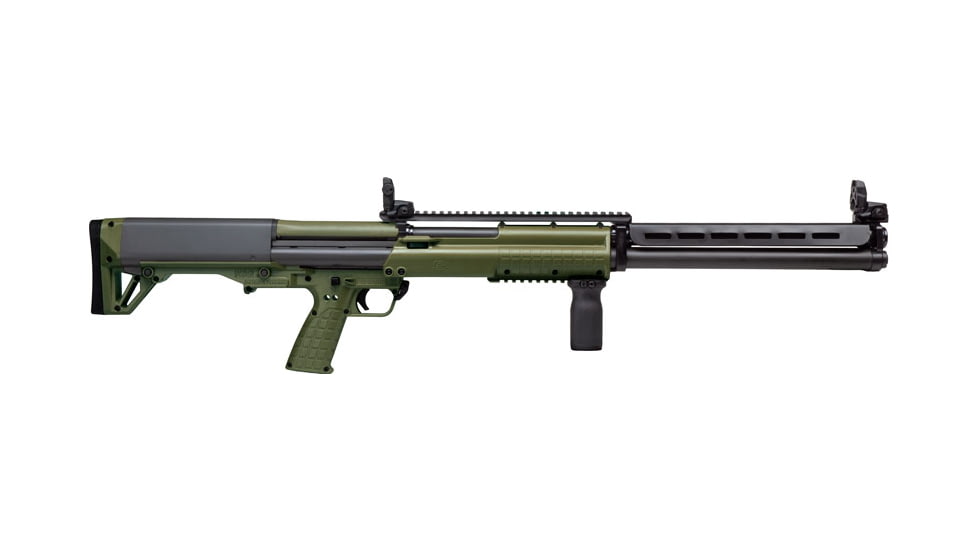 Kel-Tec KSG-25 3in Tactical Pump Shotgun, 12 Gauge, 30.5in BBL, Synthetic Od Green Stock, 40RD Capacity, Parkerized Black, KSG25GRN