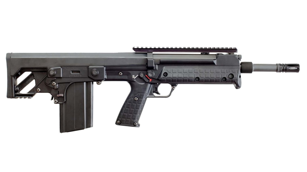 Kel-Tec RFB Semi-Auto Rifle, 308 Win/7.62x51 NATO, 18in Barrel, 1-11.25, Synthetic Black Stock, Parkerized Black, 20-Shot, RFB18BLK-FRRMPG