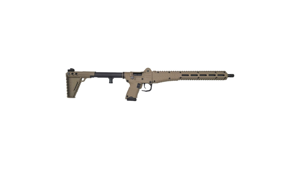 Kel-Tec Sub-2000 Gen 3 Semi Auto Rifle, 9mm Luger, 16.25 inch Barrel, 1-10 Twist, Synthetic, Tan, 15 Round Capacity, Tan, SUB2K9MULTITAN